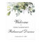 Eucalyptus Rehearsal Dinner Welcome Poster Sign