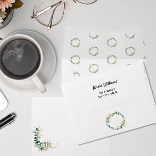 Eucalyptus return address envelope