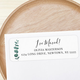 Eucalyptus Return Address Label