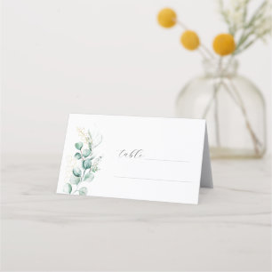 Eucalyptus Rustic Greenery Sage Wedding Place Card
