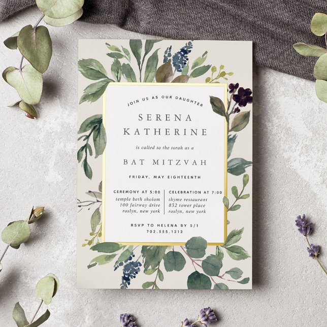 Eucalyptus & Sage Bat Mitzvah (Creator Uploaded)