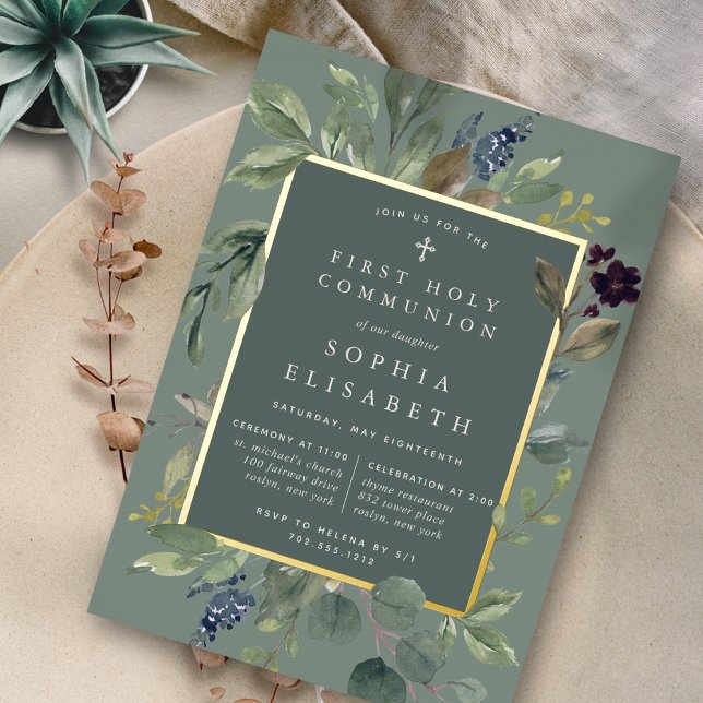 Eucalyptus & Sage First Holy Communion (Creator Uploaded)