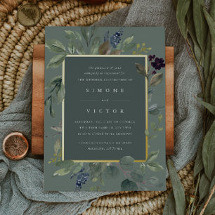 Eucalyptus & Sage Green Botanical Wedding