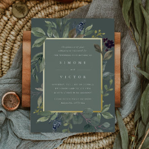 Eucalyptus & Sage Green Botanical Wedding