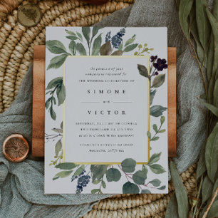 Eucalyptus & Sage Green Botanical Wedding