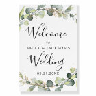 Eucalyptus Sage Green Wedding Welcome Sign