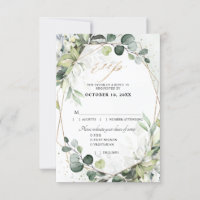 Eucalyptus Sage Greenery Modern Geometric Wedding
