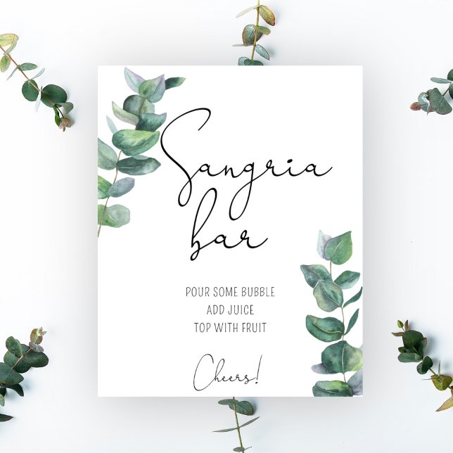 Eucalyptus - Sangria bar poster (Creator Uploaded)