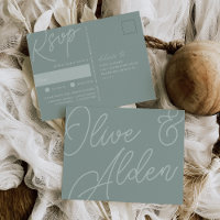 Eucalyptus | Script Watermark Meal Choice RSVP