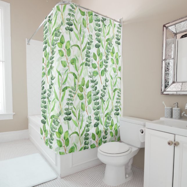 Eucalyptus Shower Curtain (In Situ)