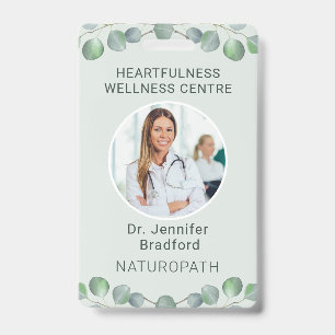 Eucalyptus Style Custom ID Badge