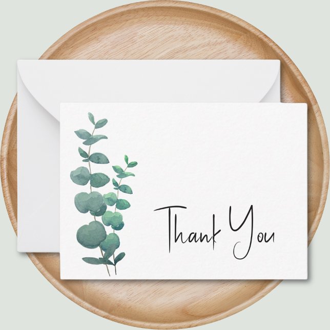 Eucalyptus Thank You  Card (Creator Uploaded)