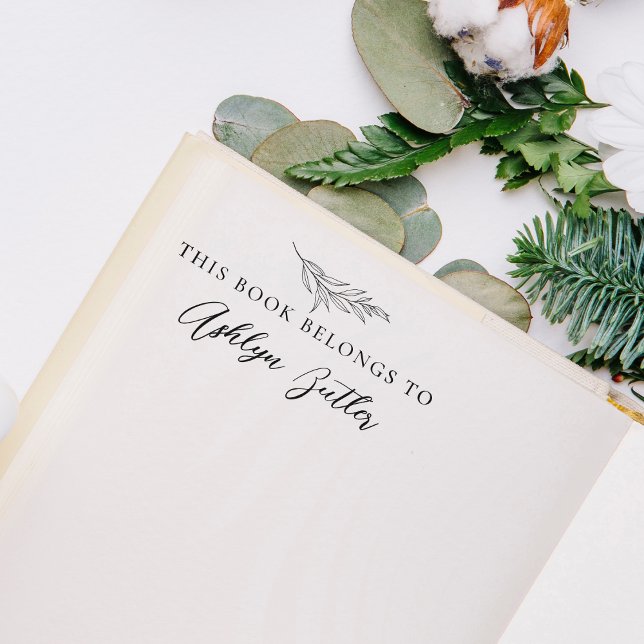 Eucalyptus This Book Belongs to Stamp (Creator Uploaded)