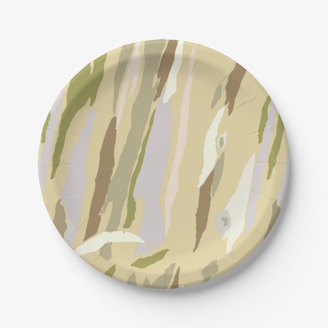 Eucalyptus Tree Bark Paper Plate (Front)
