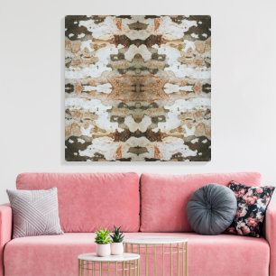 Eucalyptus Tree Bark Photo Closeup With Pattern Canvas Print