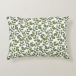 Eucalyptus watercolor leaves  duvet cover decorative cushion<br><div class="desc">Eucalyptus watercolor leaves print</div>