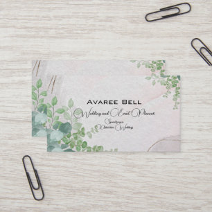 Eucalyptus Wedding and Event Planner Business Card
