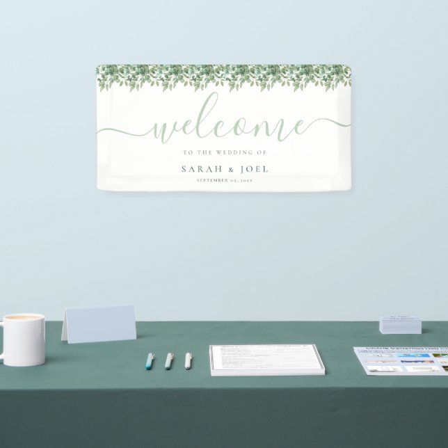 Eucalyptus Wedding Banner (Tradeshow)