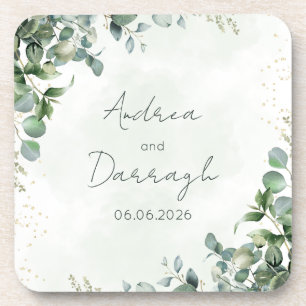 Eucalyptus Wedding Coaster 1001A