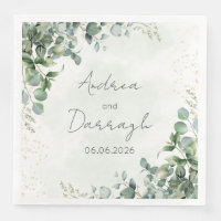 Eucalyptus Wedding Napkins 1001A