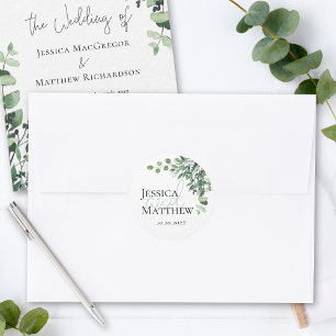 Eucalyptus Wedding Stickers
