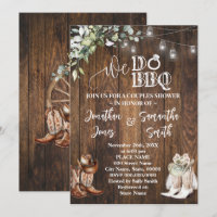 Eucalyptus Western We Do BBQ Country Couple Shower