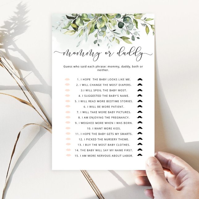 Eucalyptus Who Said It Mummy or Daddy game (Creator Uploaded)