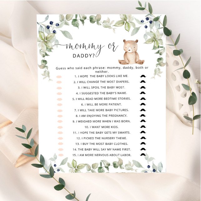 Eucalyptus woodland mummy or daddy baby game (Creator Uploaded)