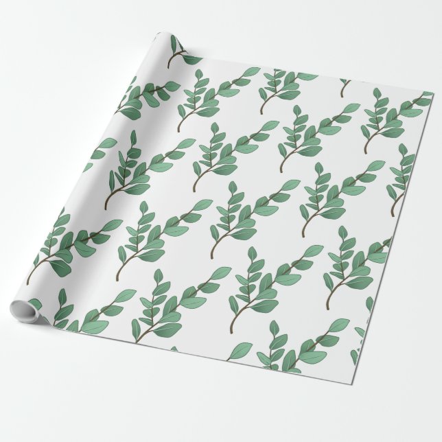 Eucalyptus Wrapping Paper (Unrolled)