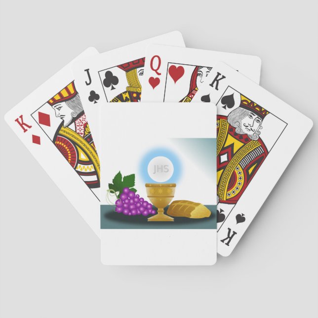 eucharist playing cards (Back)