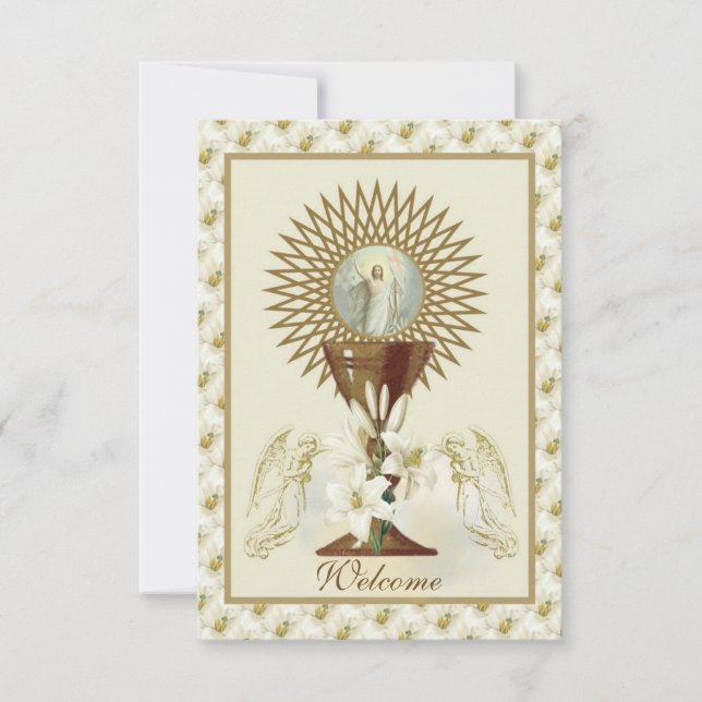 Eucharistic Prayer Card (Front)