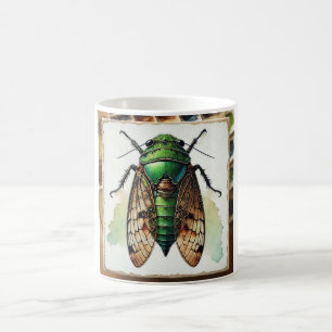 Eucharitolus insect 060924IREF216 - Watercolor Coffee Mug