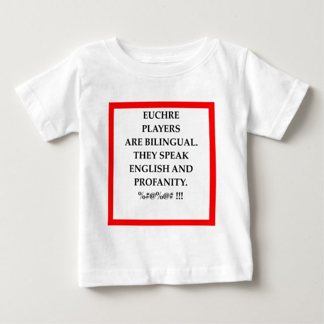 EUCHRE BABY T-Shirt (Front)