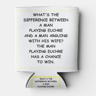 EUCHRE CAN COOLER