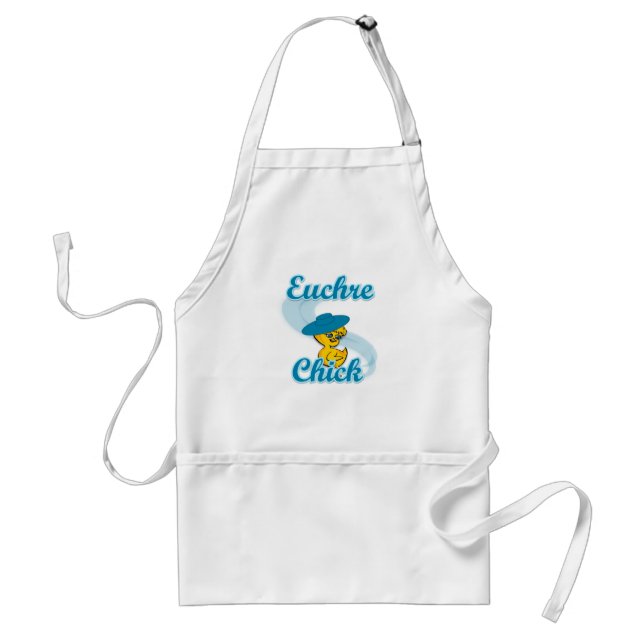 Euchre Chick #3 Standard Apron (Front)