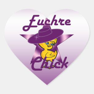 Euchre Chick #9 Heart Sticker