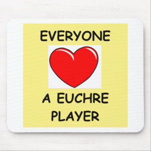 euchre mouse pad