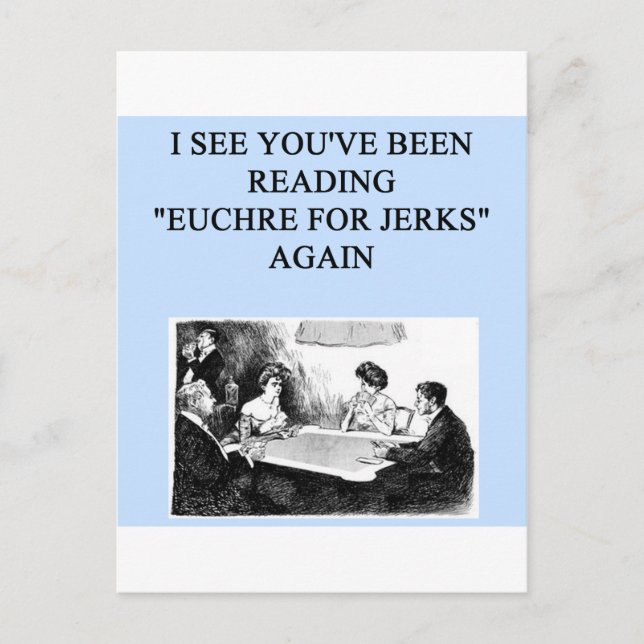 EUCHRE POSTCARD (Front)