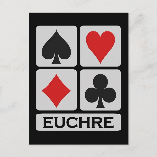 Euchre postcard (Front)