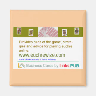 euchrewize business card magnet