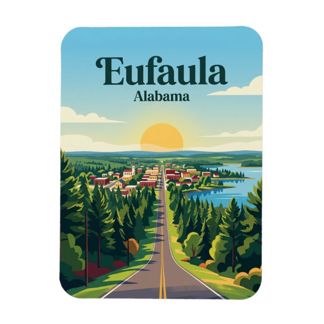 Eufaula USA Magnet (Vertical)