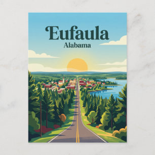 Eufaula USA Postcard