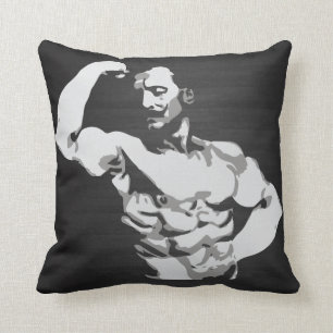 Eugen Sandow Bicep Flex - Bodybuilding Cushion