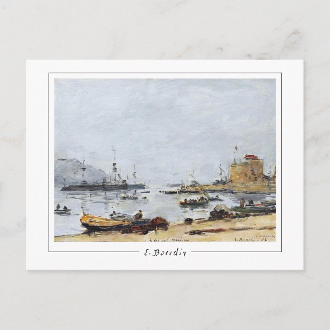 Eugène Boudin #478-2 - Fine Art Postcard (Front)