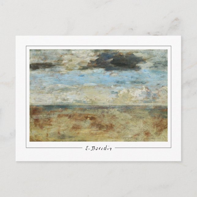 Eugène Boudin #7-2 - Fine Art Postcard (Front)