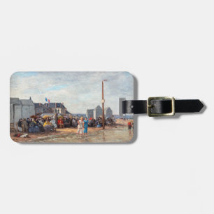 Eugene Boudin - Bathing Time at Trouville Luggage Tag
