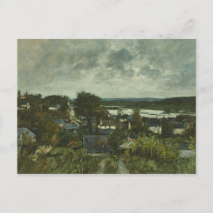 Eugene Boudin - La Touques near Deauville Postcard