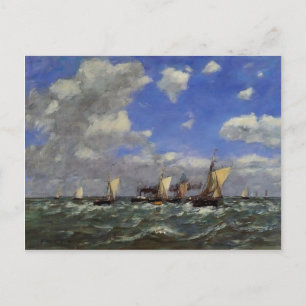 Eugene Boudin- Open Sea Postcard