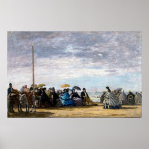 Eugene Boudin The Beach Poster
