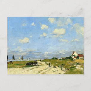 Eugene Boudin- The Dunes at Etaples Postcard